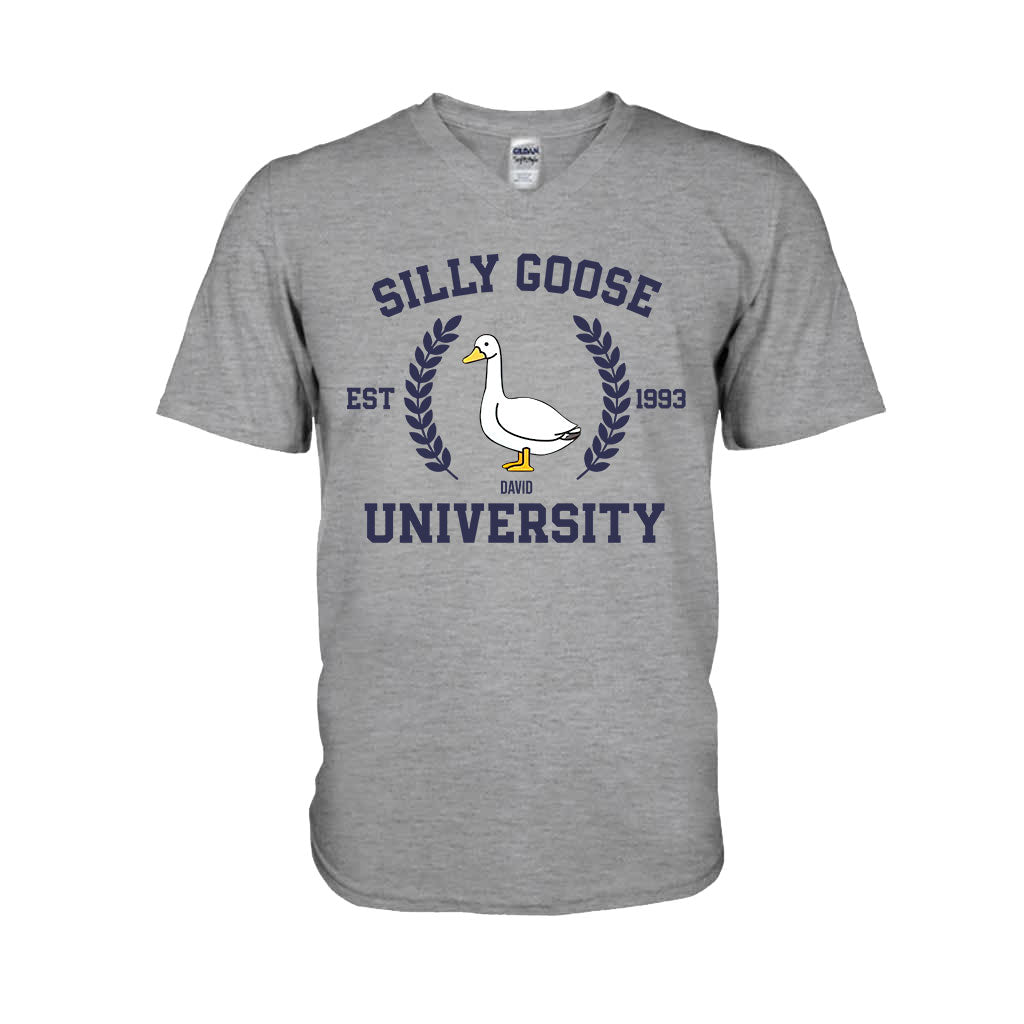 Silly Goose University - Personalized Sarcasm T-shirt And Hoodie