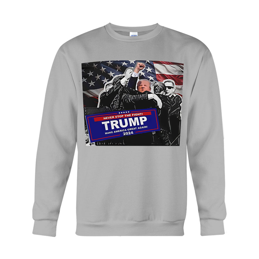 United We Stand Shirt, Never Surrender Shirt, Fight For America T-shirt, 2024 Rally Shirt, Fight Fight Fight Shirt