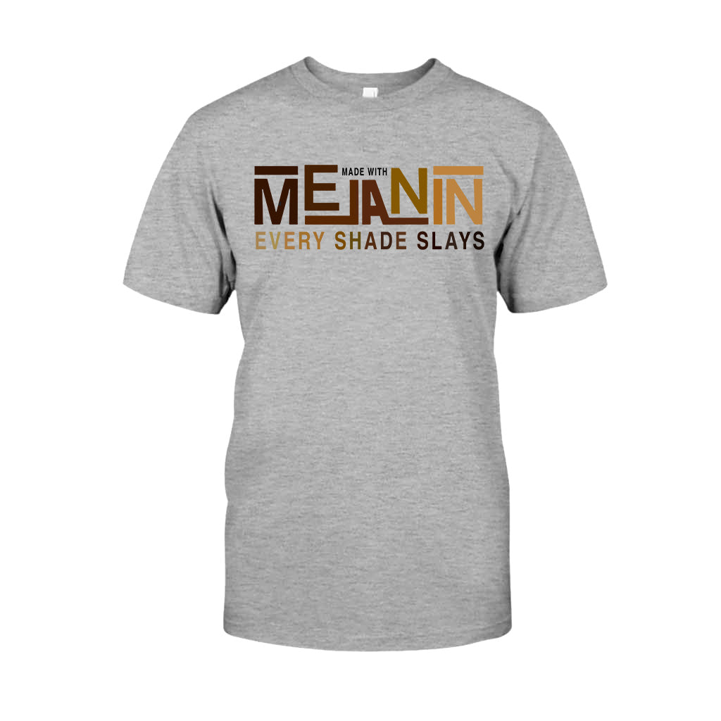 Made With Melanin - African American T-shirt And Hoodie