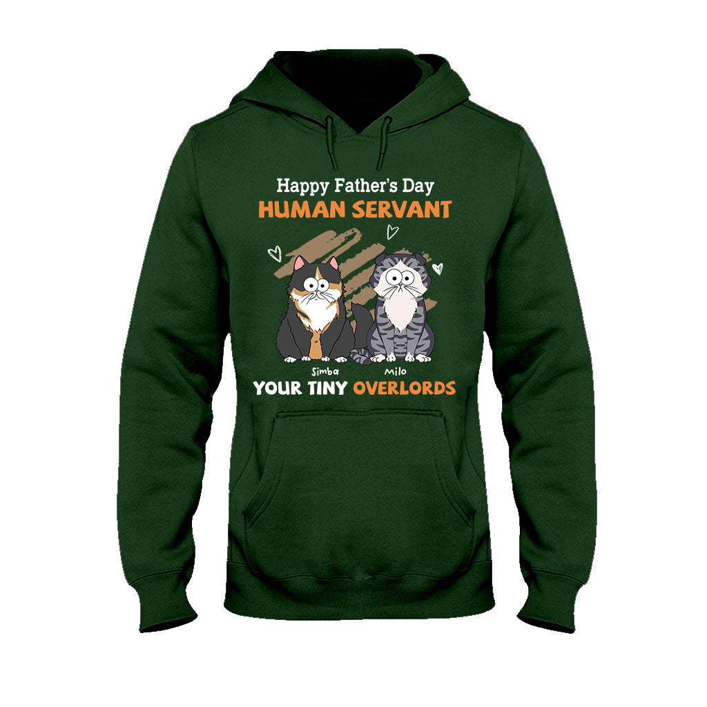To My Human Servant - Personalized Cat T-shirt And Hoodie