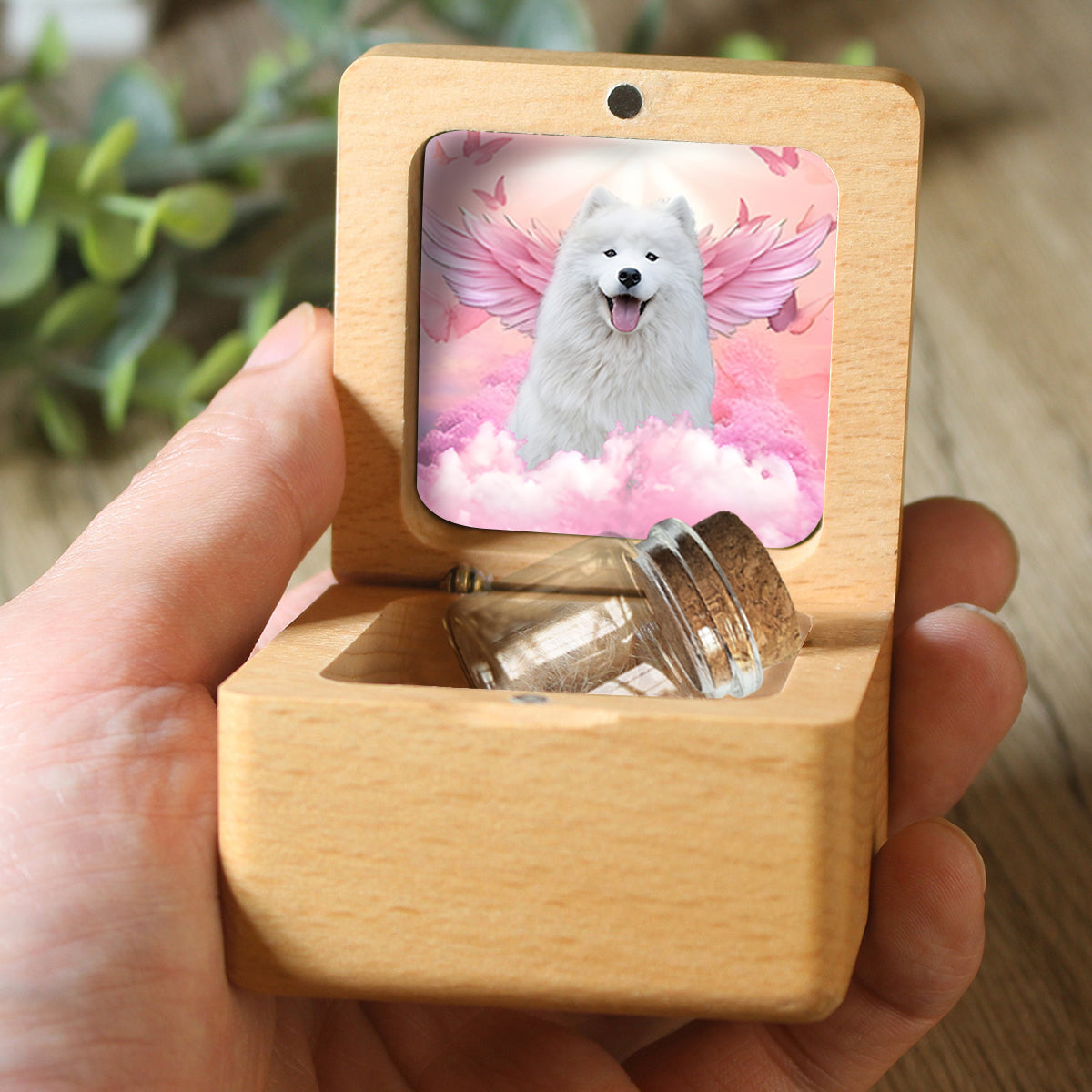 Miss You A Lot - Personalized Dog Pet Fur Keepsake