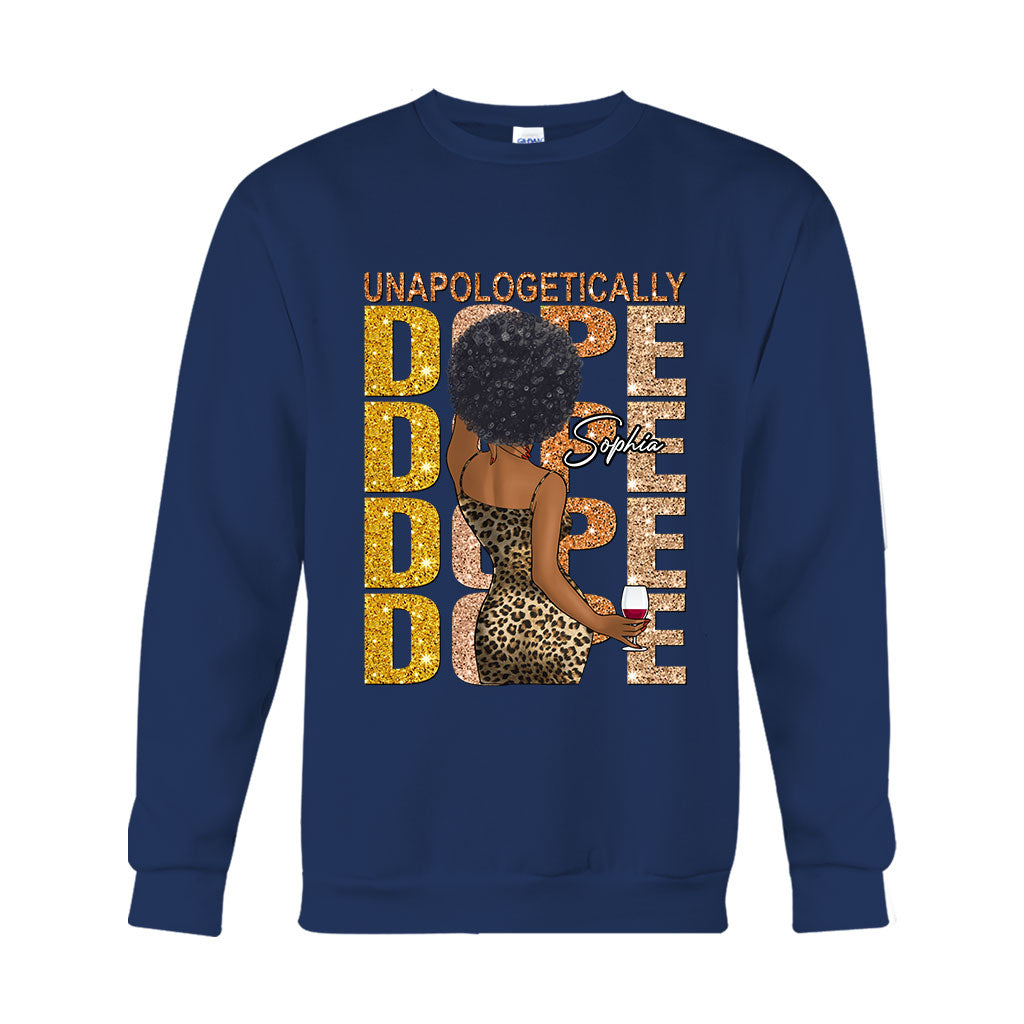 Unapologetically Dope - Personalized African American T-shirt And Hoodie