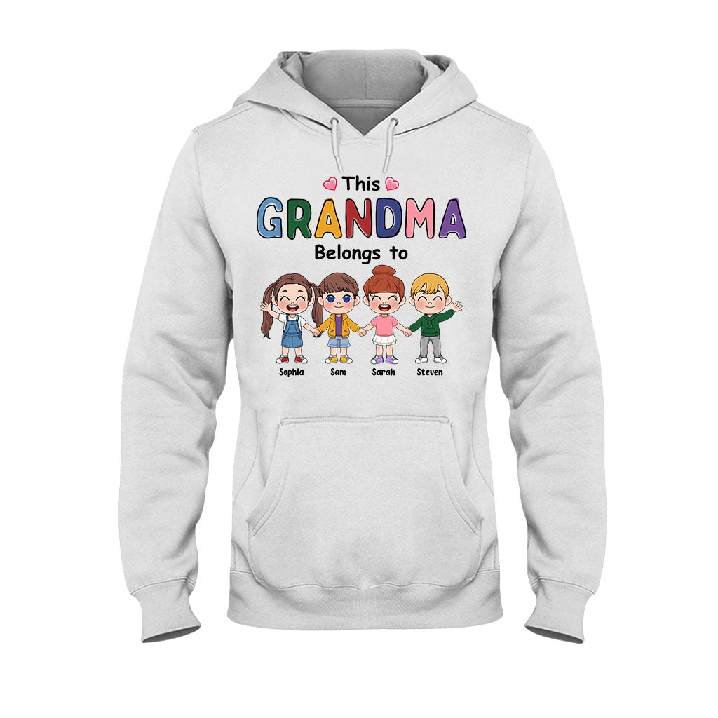 This Grandma Belongs To - Personalized Grandma T-shirt And Hoodie