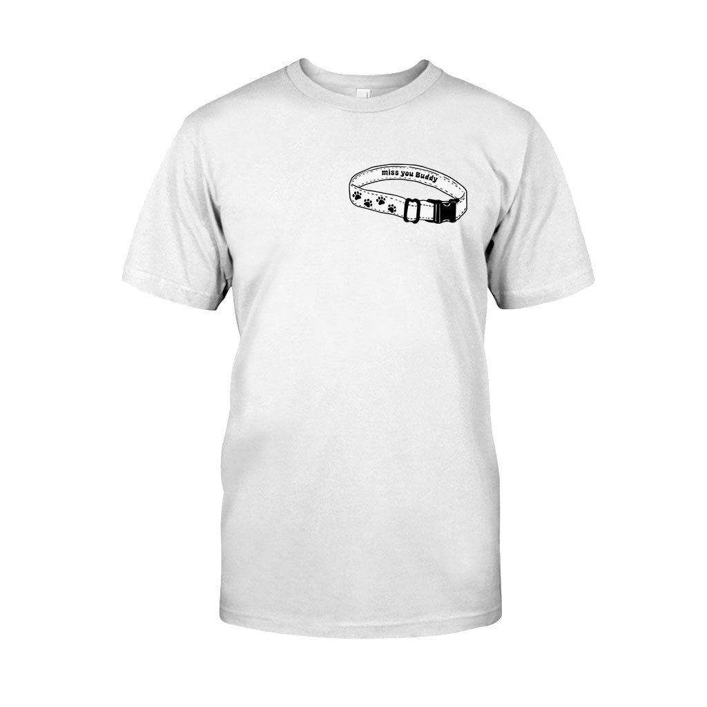 Miss You Collar - Personalized Dog T-shirt And Hoodie