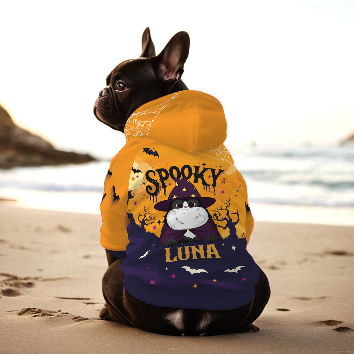 Spooky Dog Cat - Personalized Dog Pet Hoodie