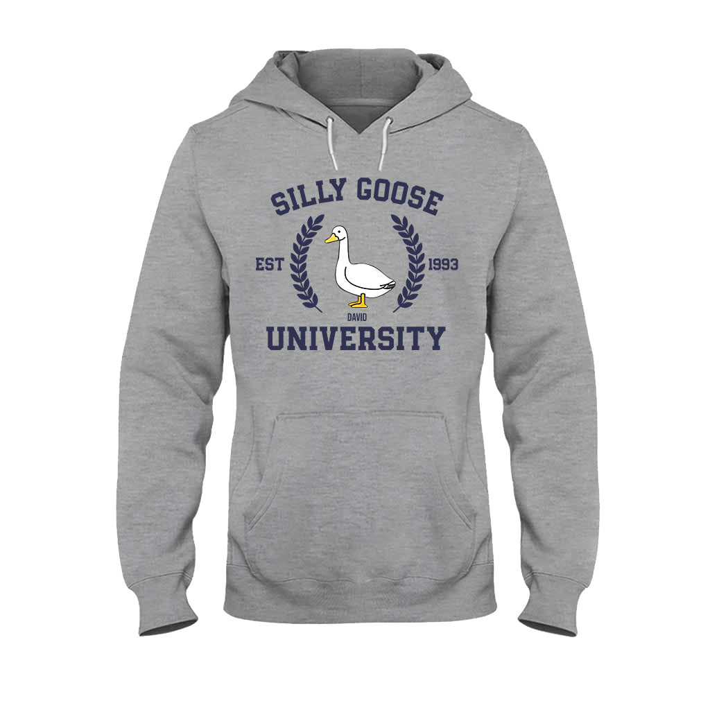 Silly Goose University - Personalized Sarcasm T-shirt And Hoodie