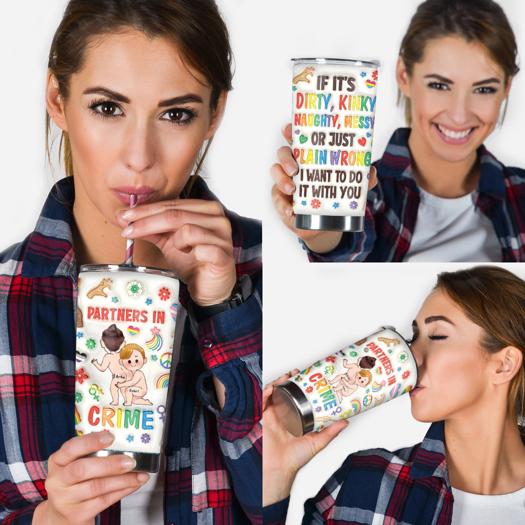 Partner In Crime - Personalized LGBT Support Tumbler