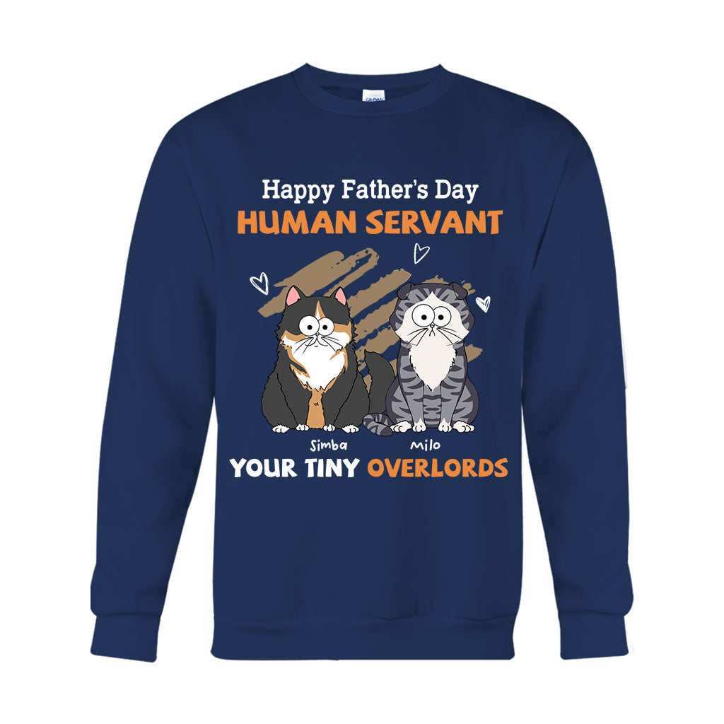 To My Human Servant - Personalized Cat T-shirt And Hoodie