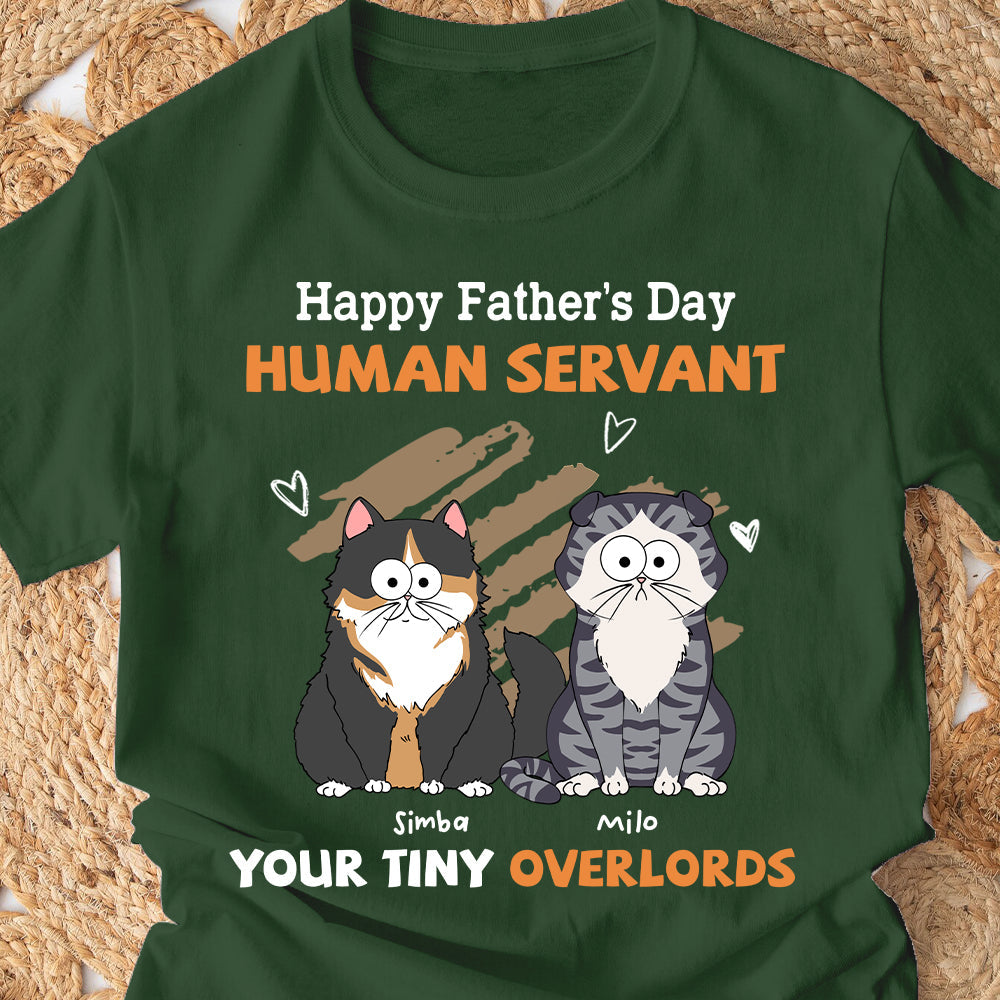 To My Human Servant - Personalized Cat T-shirt And Hoodie