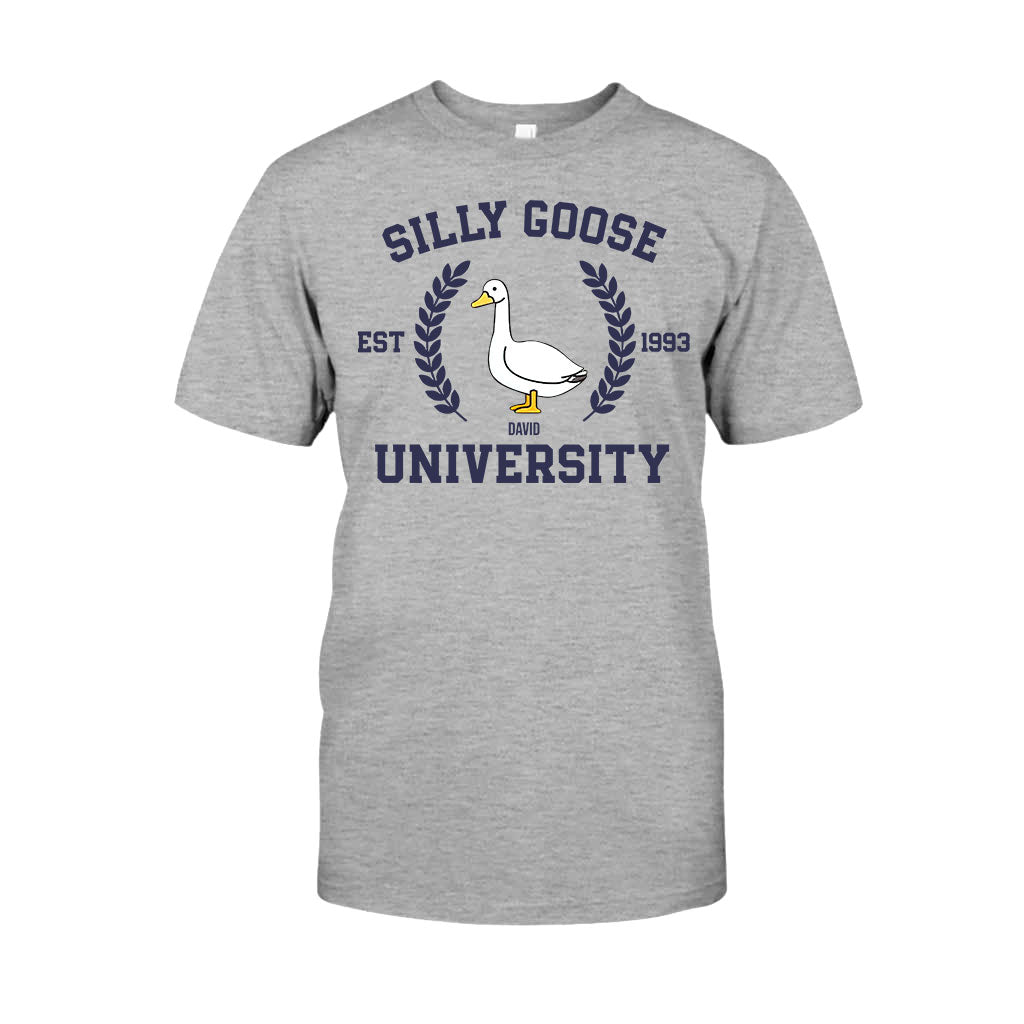 Silly Goose University - Personalized Sarcasm T-shirt And Hoodie