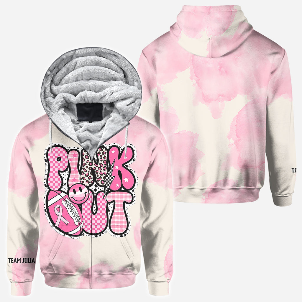 Pink Out - Personalized Breast Cancer Awareness All Over Shirt