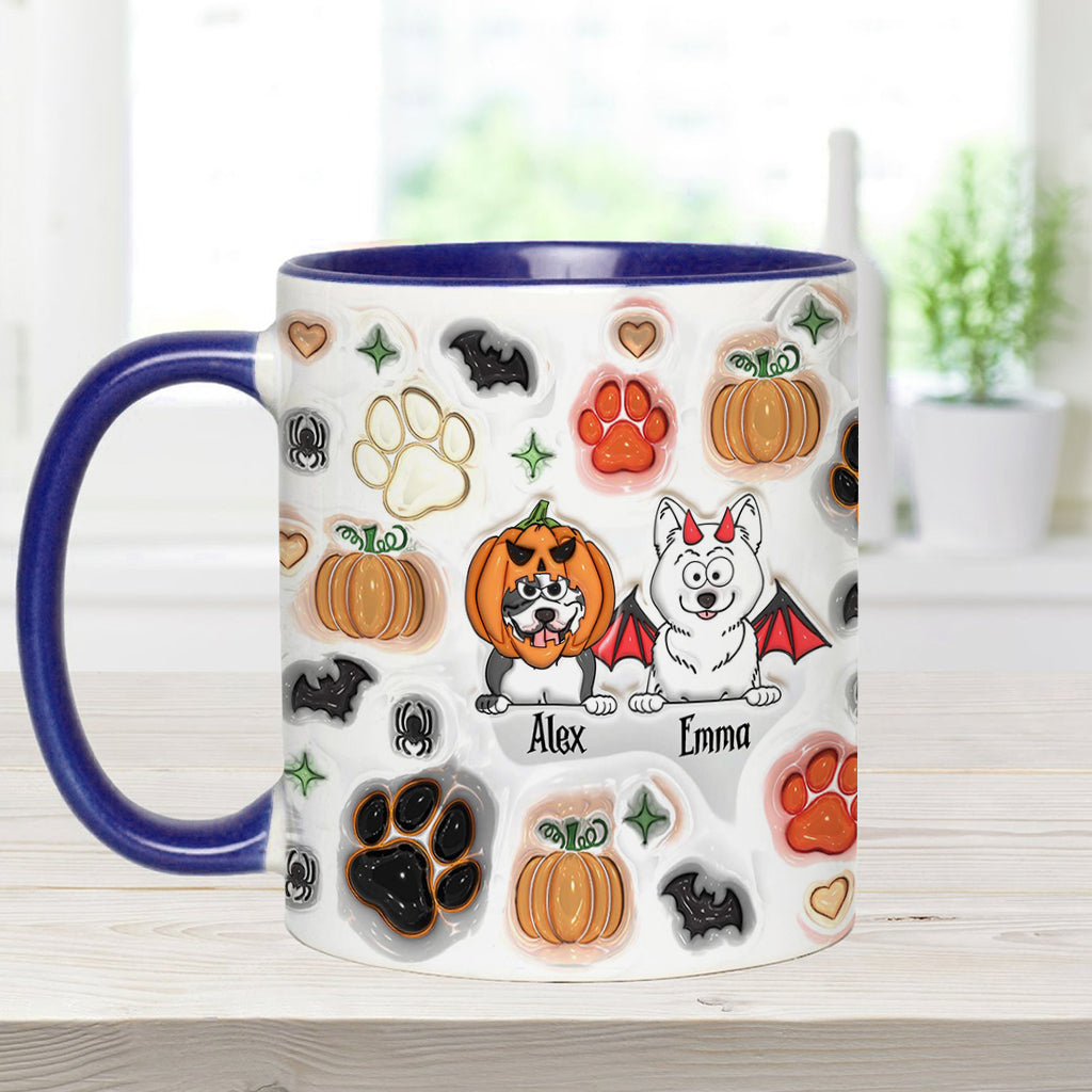 Spooky Dog Mama - Personalized Dog Accent Mug