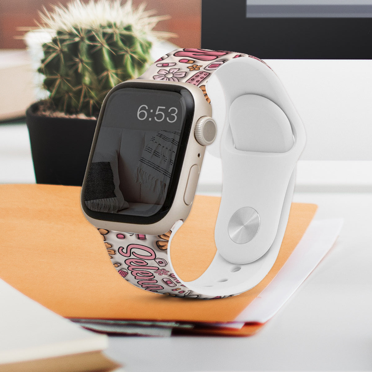 Puffy Nurse - Personalized Nurse Apple Watch Band