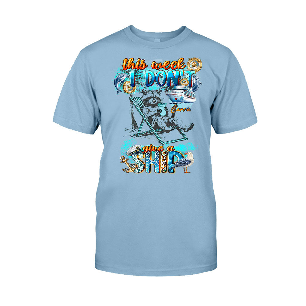This Week I Don't Give A Ship Feral Girl Summer - Personalized Cruising T-shirt And Hoodie