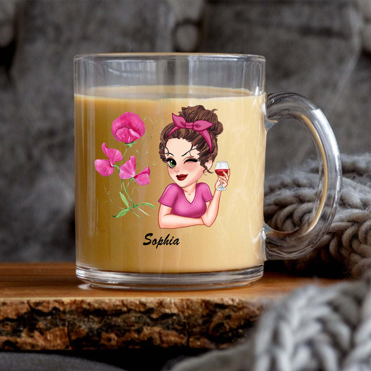 You Are Beautiful - Personalized Glass Mug