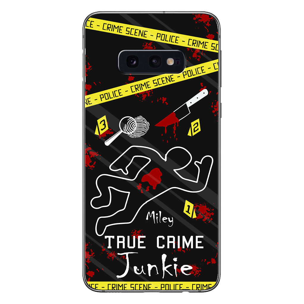 True Crime Junkie - Personalized Phone Case