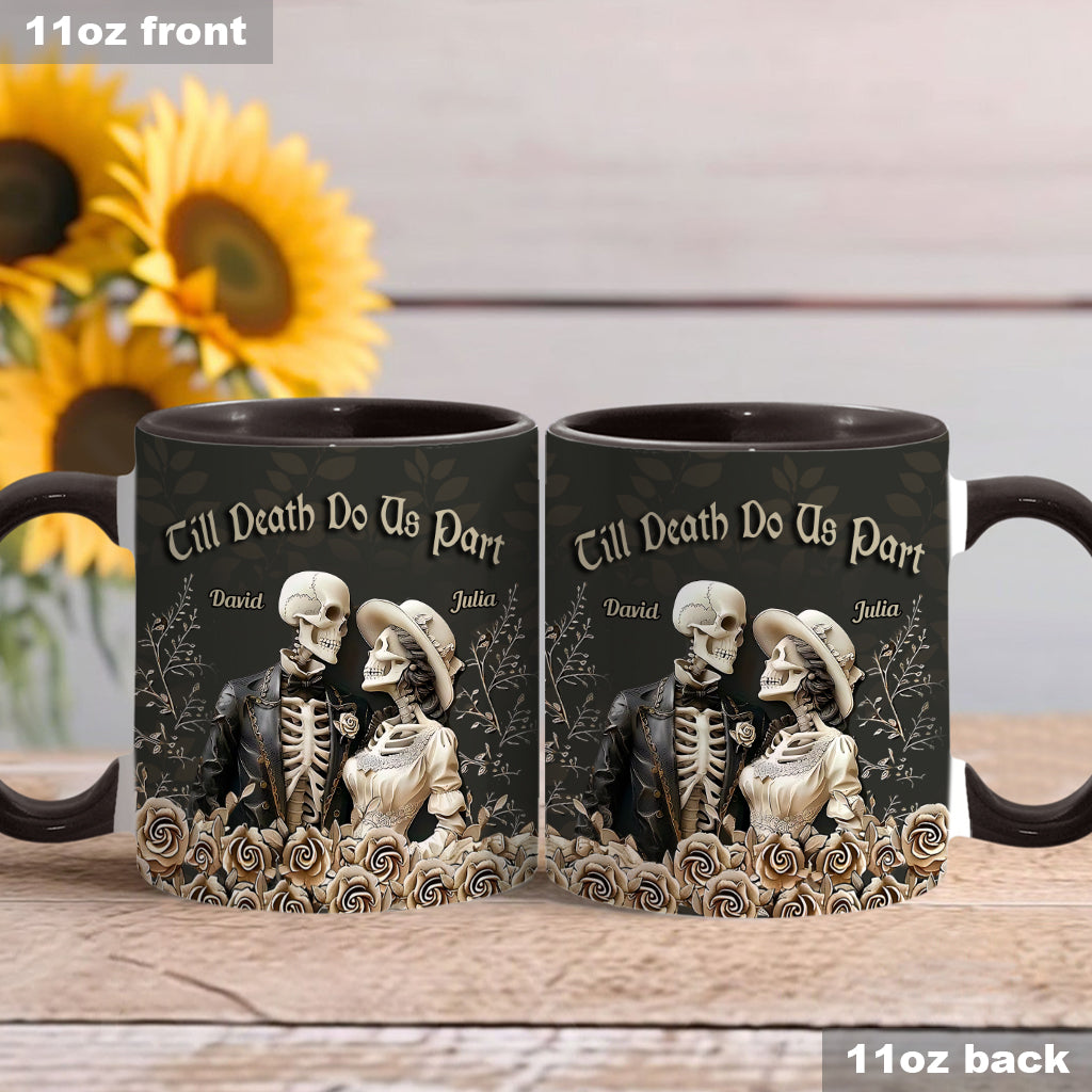 Till Death Do Us Part – Personalized Christmas Gift Mug for Couples