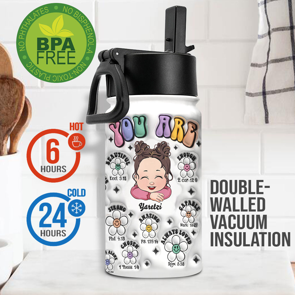 You Are Always Loved - Personalized Kid Kids Water Bottle