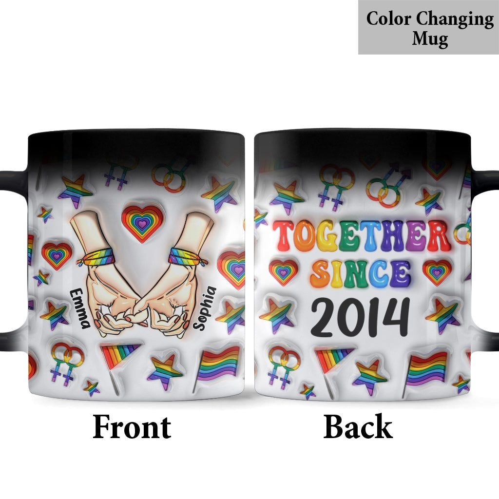 Together Since - Personalized LGBT Support Mug