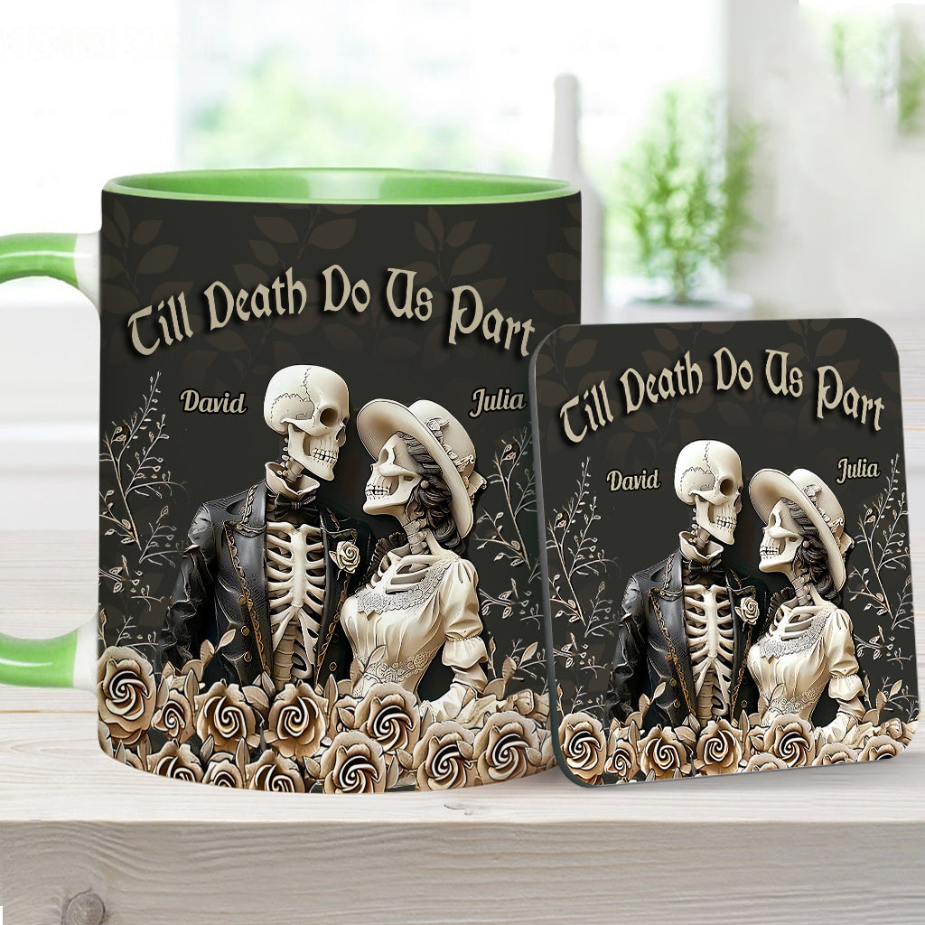 Till Death Do Us Part – Personalized Christmas Gift Mug for Couples