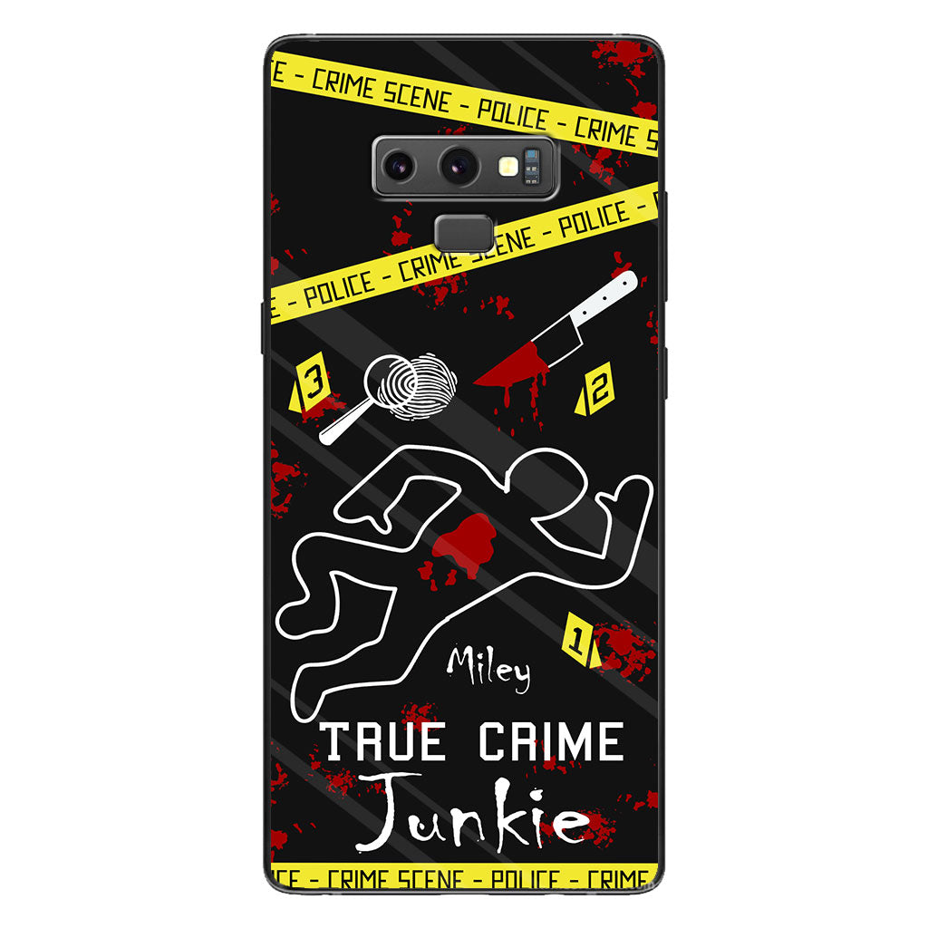 True Crime Junkie - Personalized Phone Case