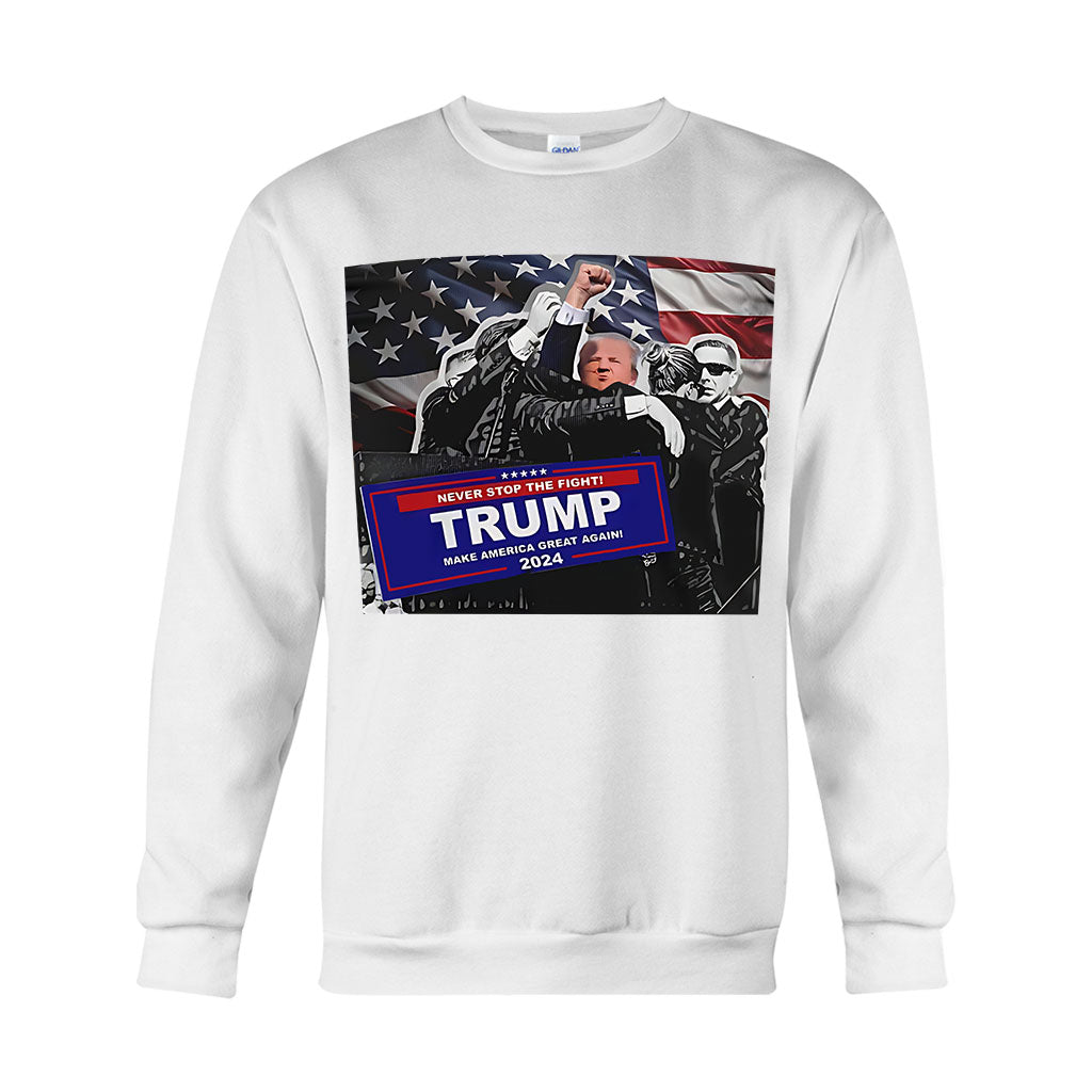 United We Stand Shirt, Never Surrender Shirt, Fight For America T-shirt, 2024 Rally Shirt, Fight Fight Fight Shirt
