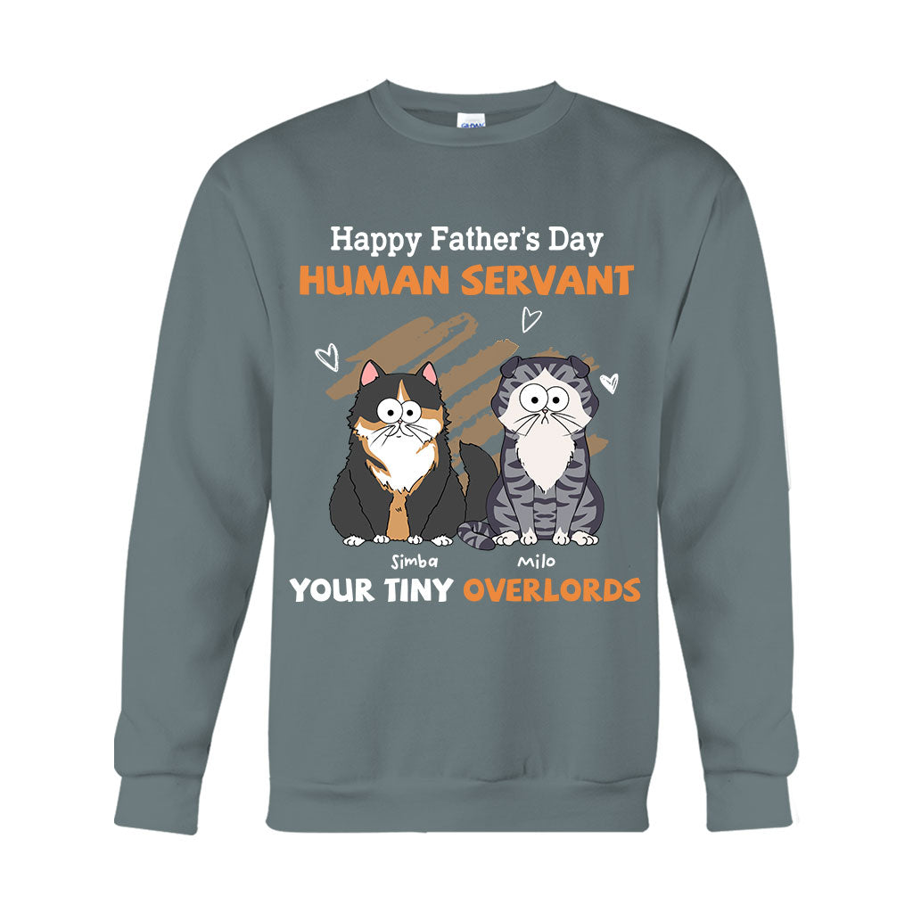 To My Human Servant - Personalized Cat T-shirt And Hoodie