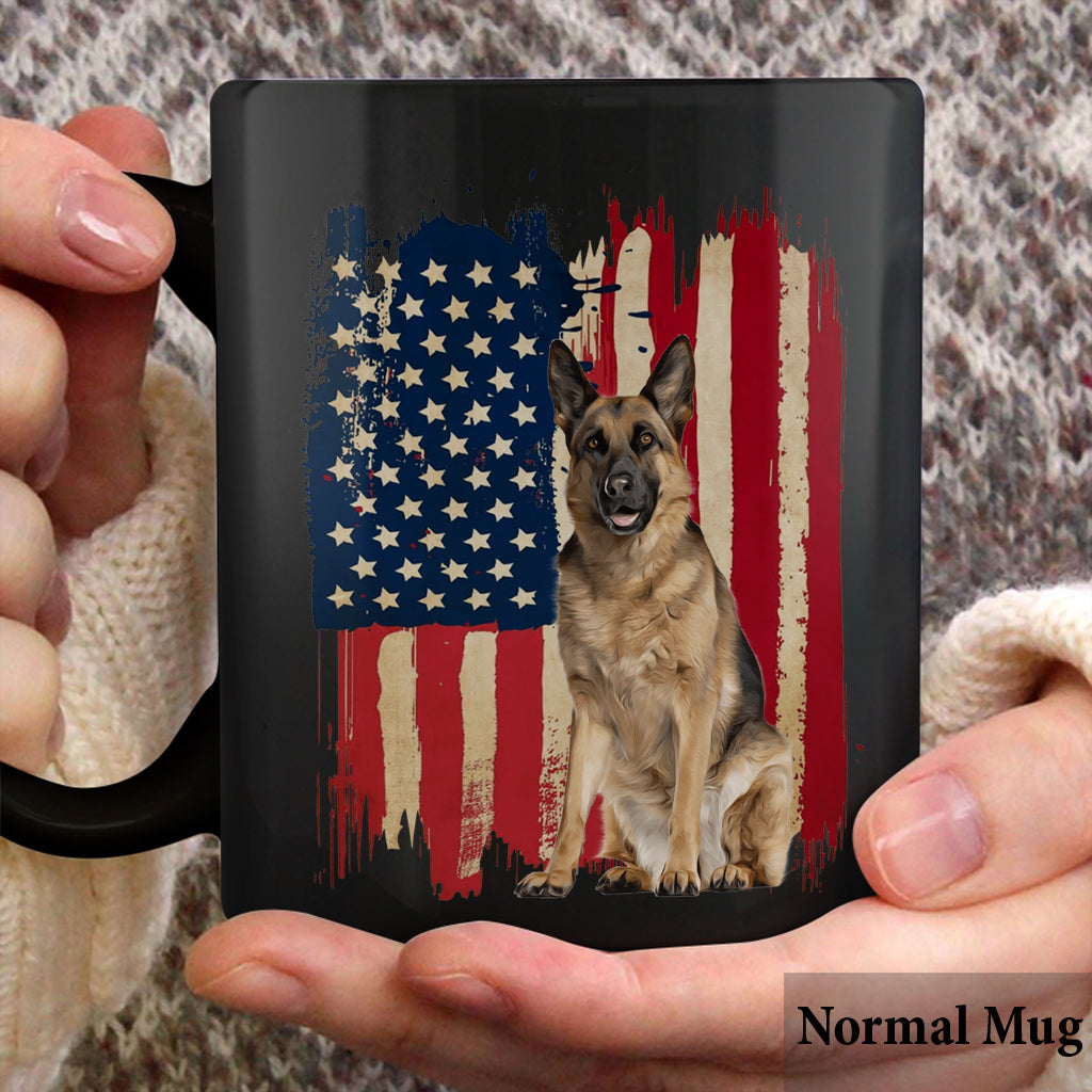 Puppy Flag - Personalized Dog Mug