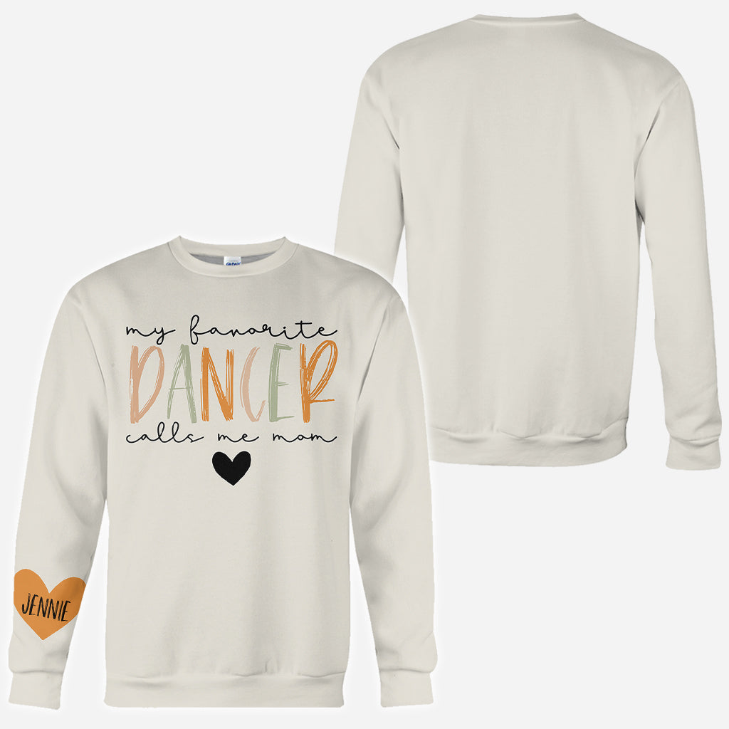 My Favorite Dancer Calls Me Mom With Any Name - Personalized Ballet All Over Shirt