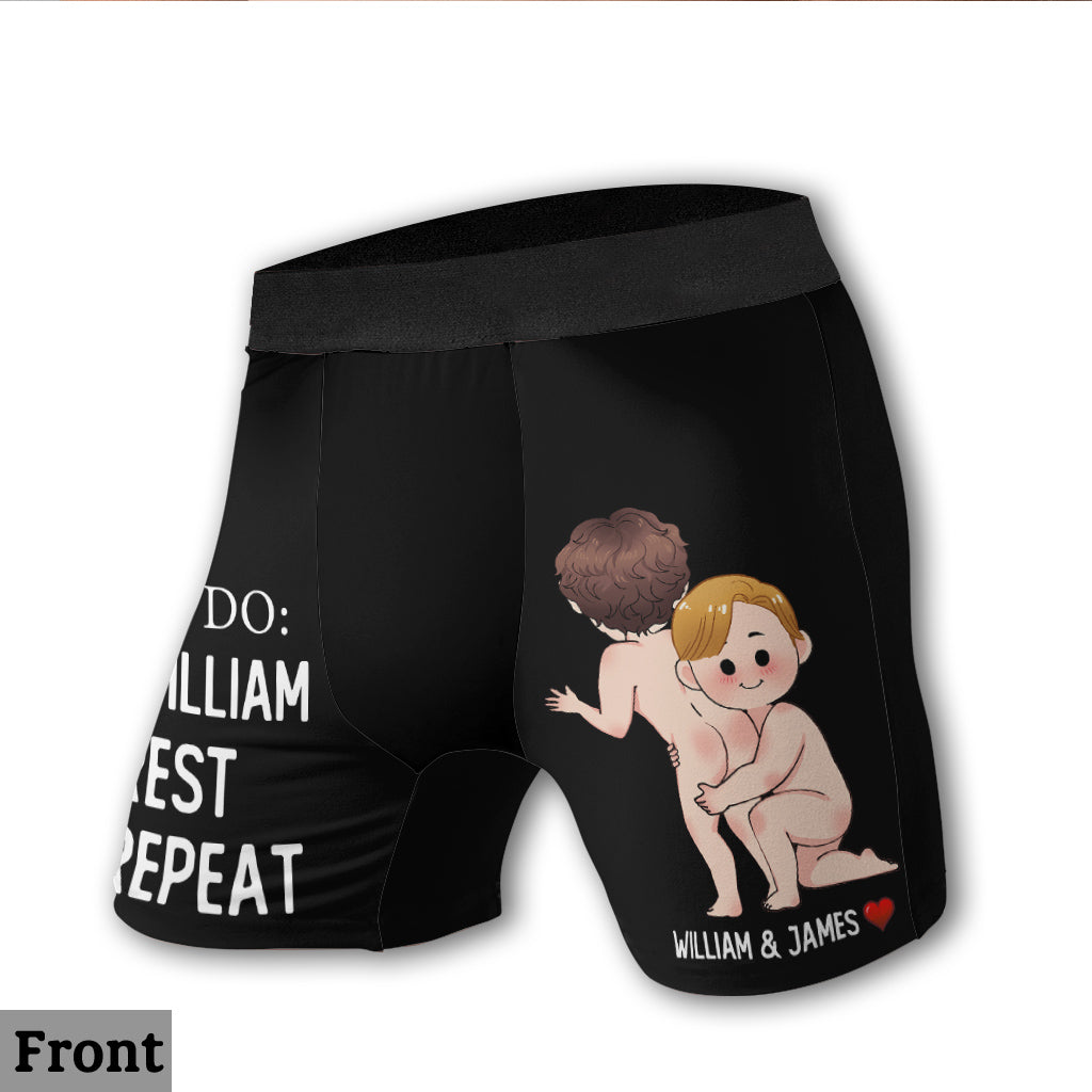 To Do List - Personalized LGBT Support Men’s Boxer Briefs
