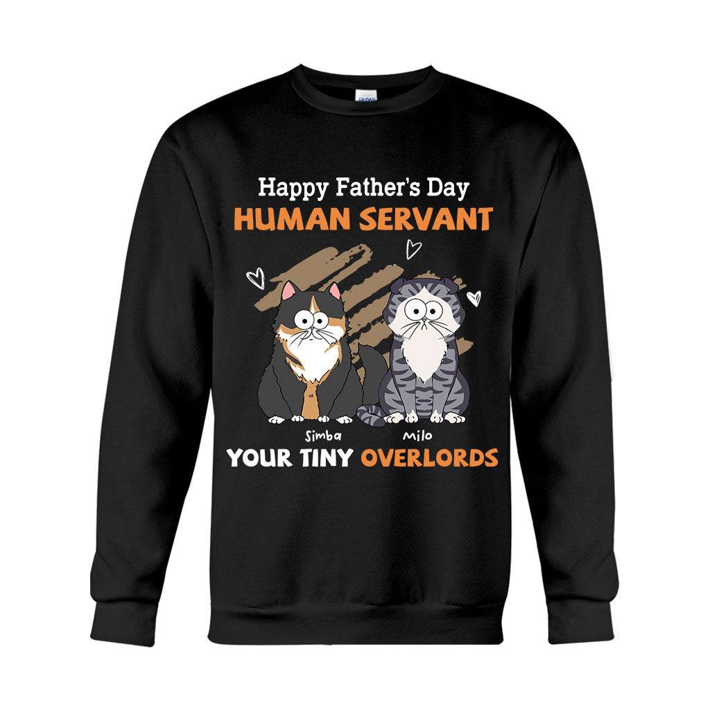 To My Human Servant - Personalized Cat T-shirt And Hoodie