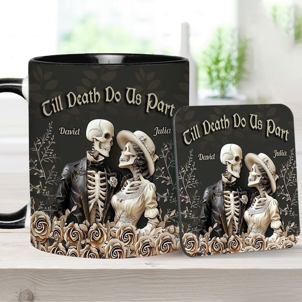 Till Death Do Us Part – Personalized Christmas Gift Mug for Couples