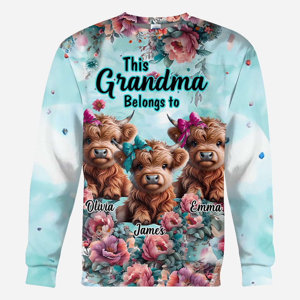 This Nana Belongs To - Personalized All Over Shirt
