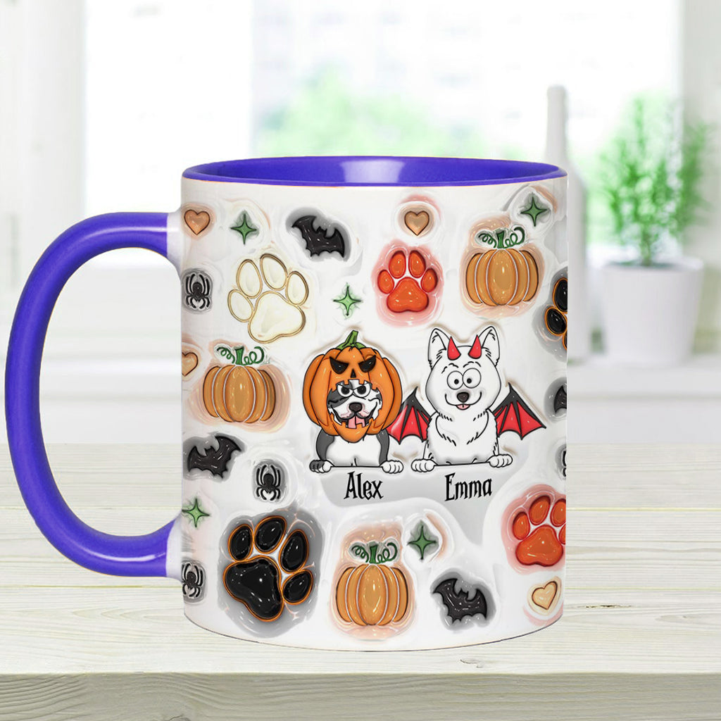 Spooky Dog Mama - Personalized Dog Accent Mug