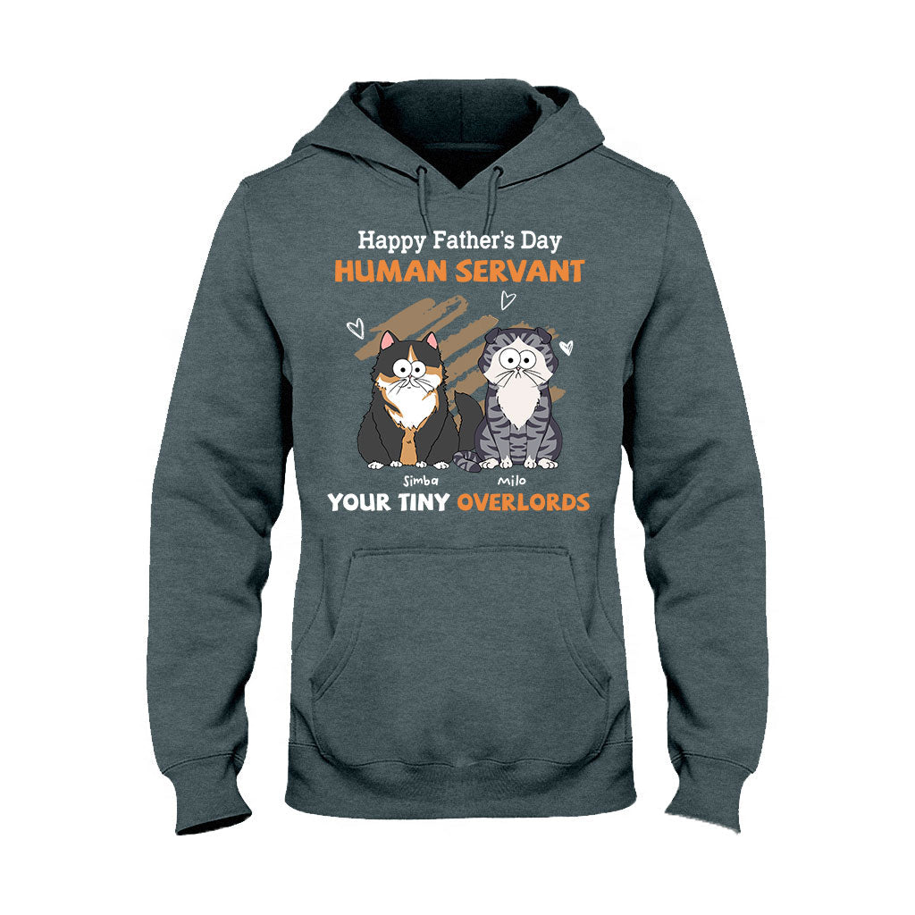To My Human Servant - Personalized Cat T-shirt And Hoodie