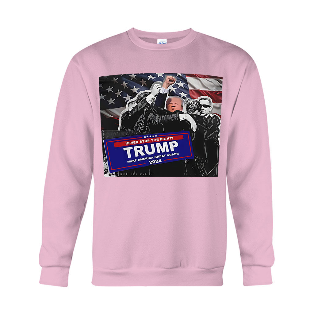 United We Stand Shirt, Never Surrender Shirt, Fight For America T-shirt, 2024 Rally Shirt, Fight Fight Fight Shirt