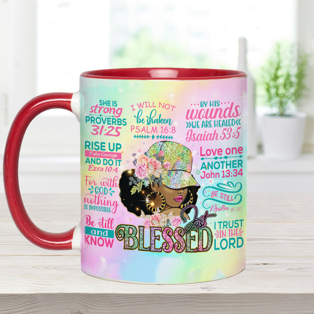 Proud Black Woman - Personalized African American Accent Mug