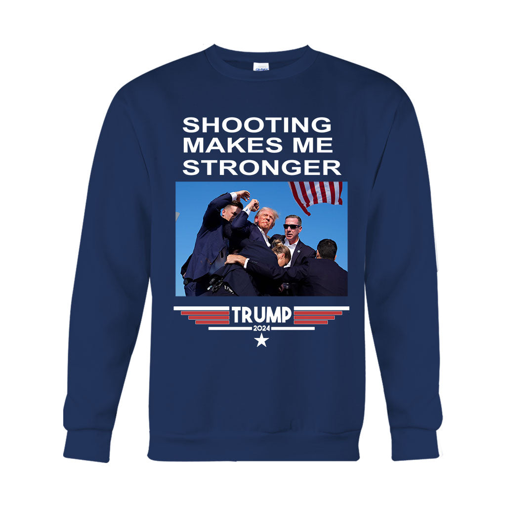 Sh00ting Make Me Stronger 2024 President Election Shirt