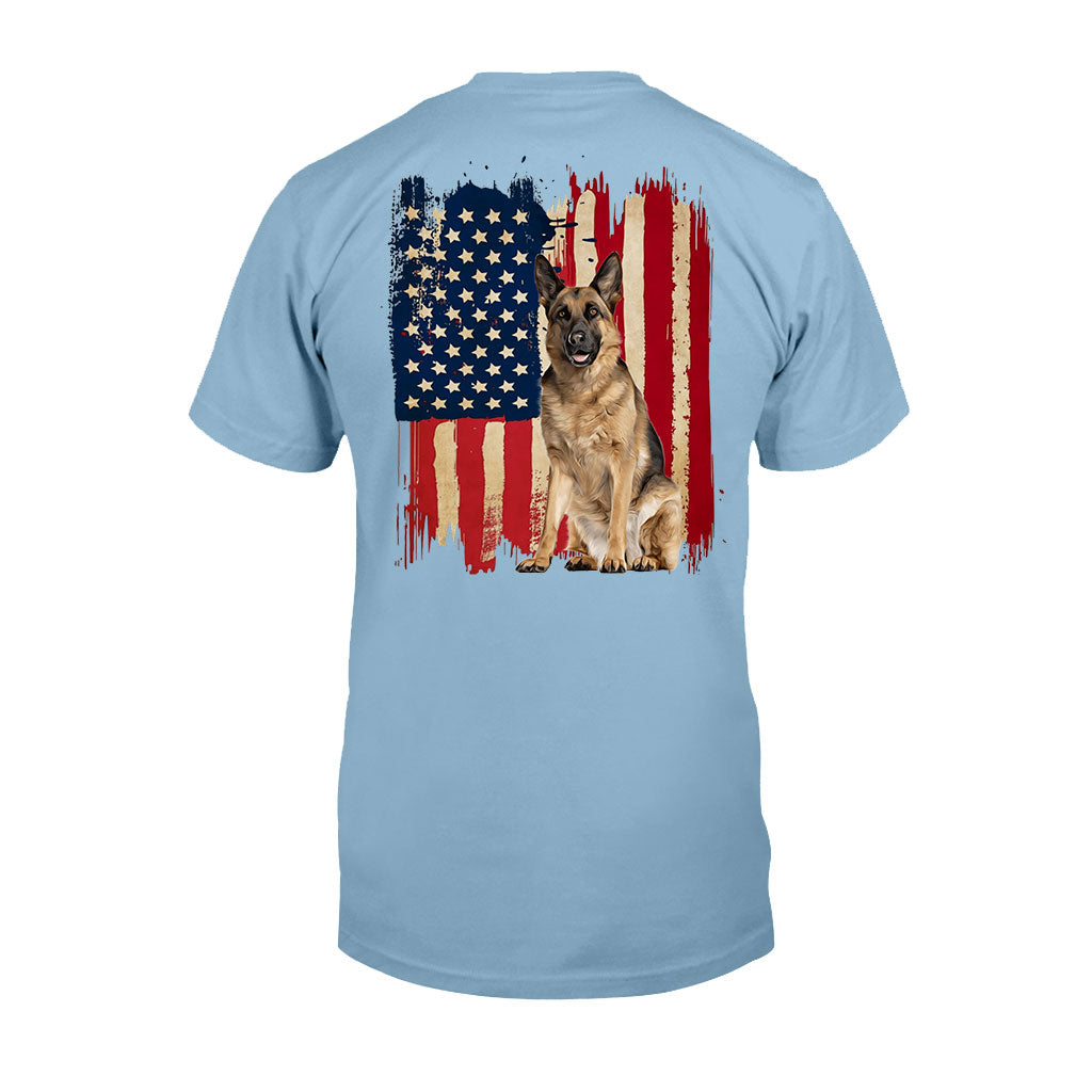 Puppy Flag - Personalized Dog T-shirt and Hoodie
