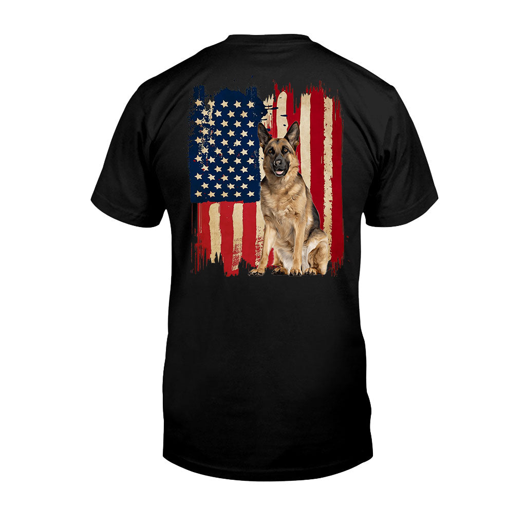 Puppy Flag - Personalized Dog T-shirt and Hoodie