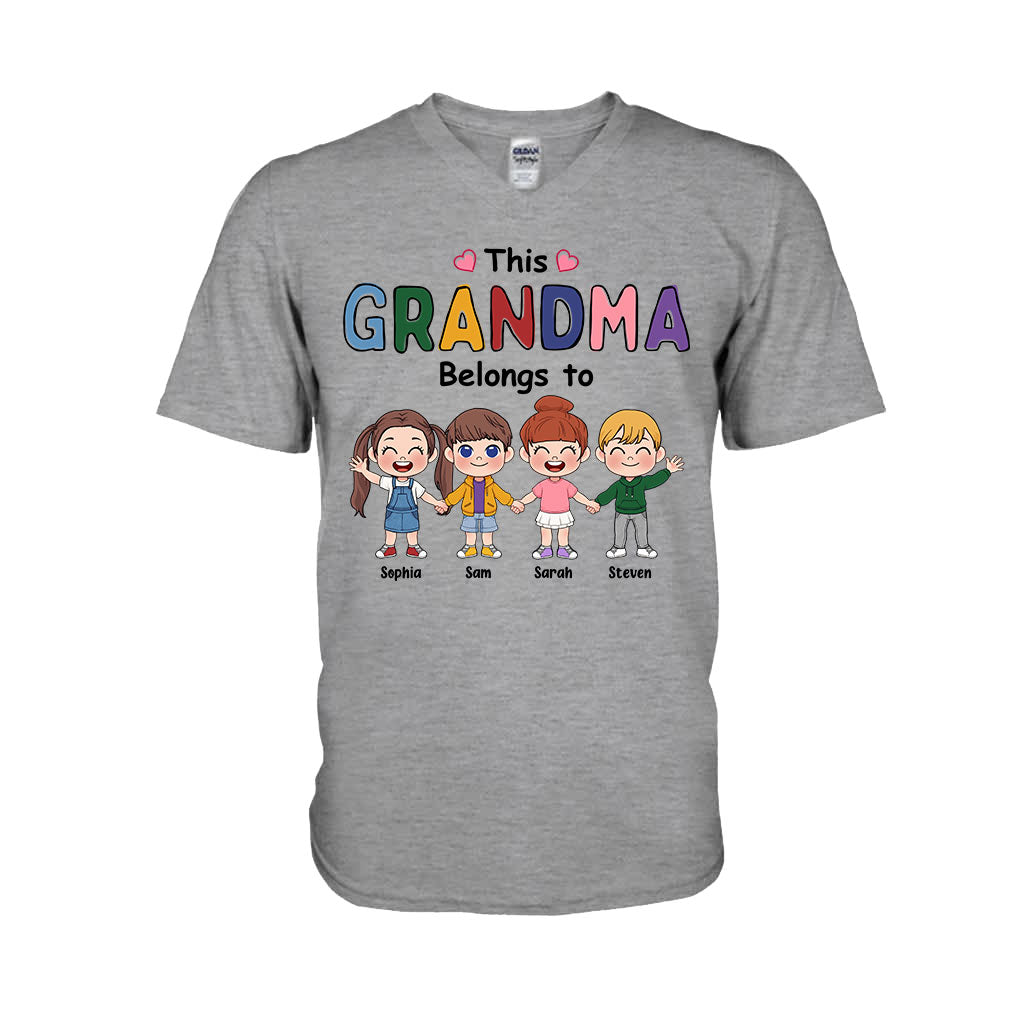This Grandma Belongs To - Personalized Grandma T-shirt And Hoodie