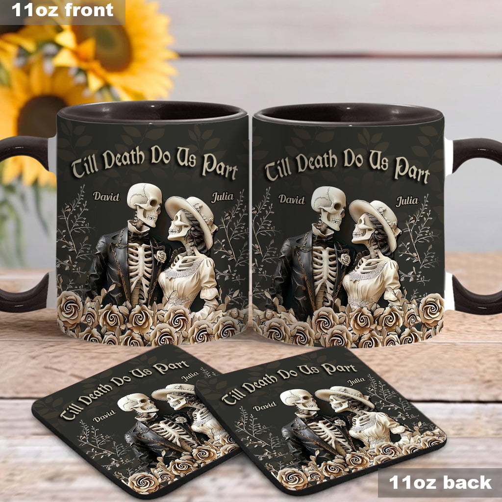 Till Death Do Us Part – Personalized Christmas Gift Mug for Couples