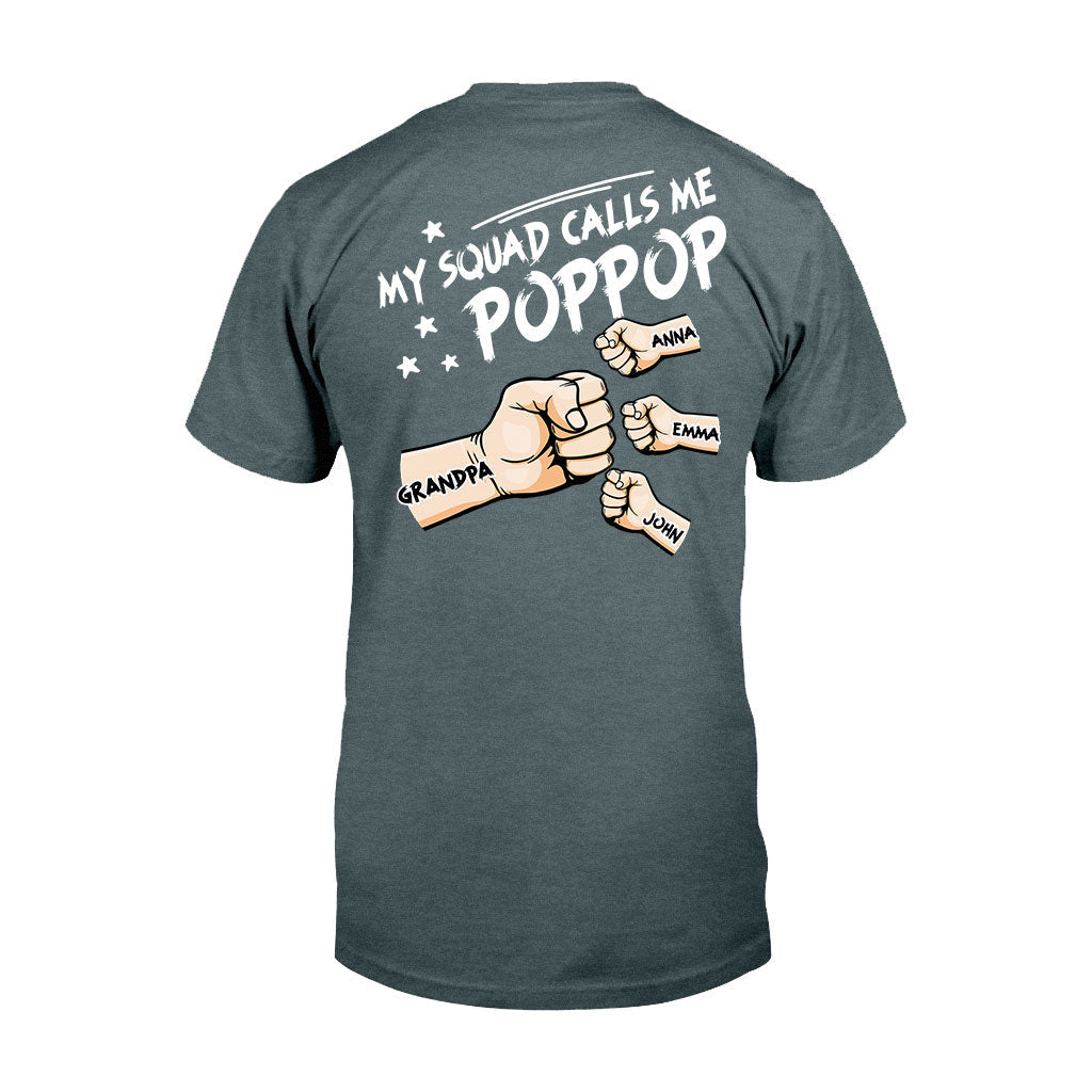 My Squad Calls Me Poppop - Personalized Grandpa T-shirt and Hoodie