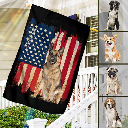 Puppy Flag - Personalized Dog House Flag