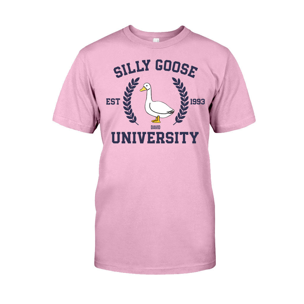 Silly Goose University - Personalized Sarcasm T-shirt And Hoodie