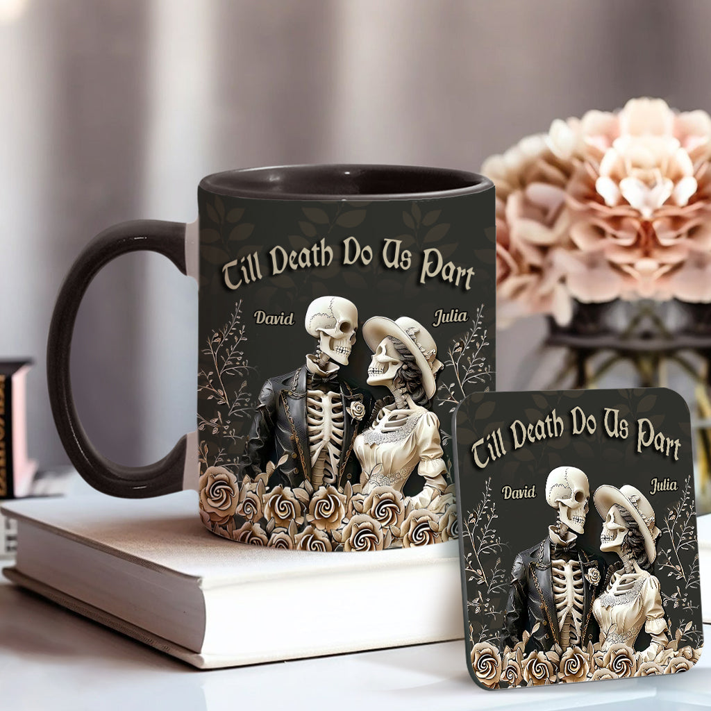 Till Death Do Us Part – Personalized Christmas Gift Mug for Couples