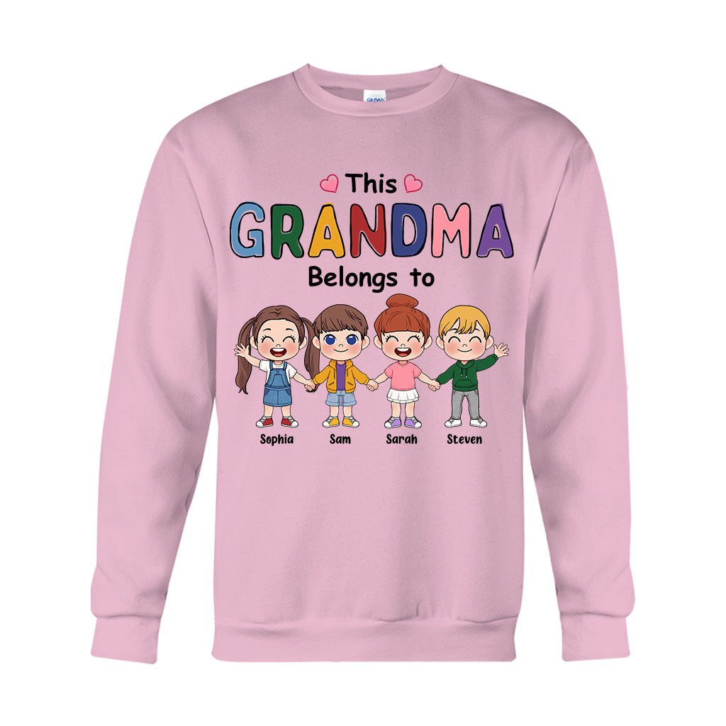 This Grandma Belongs To - Personalized Grandma T-shirt And Hoodie