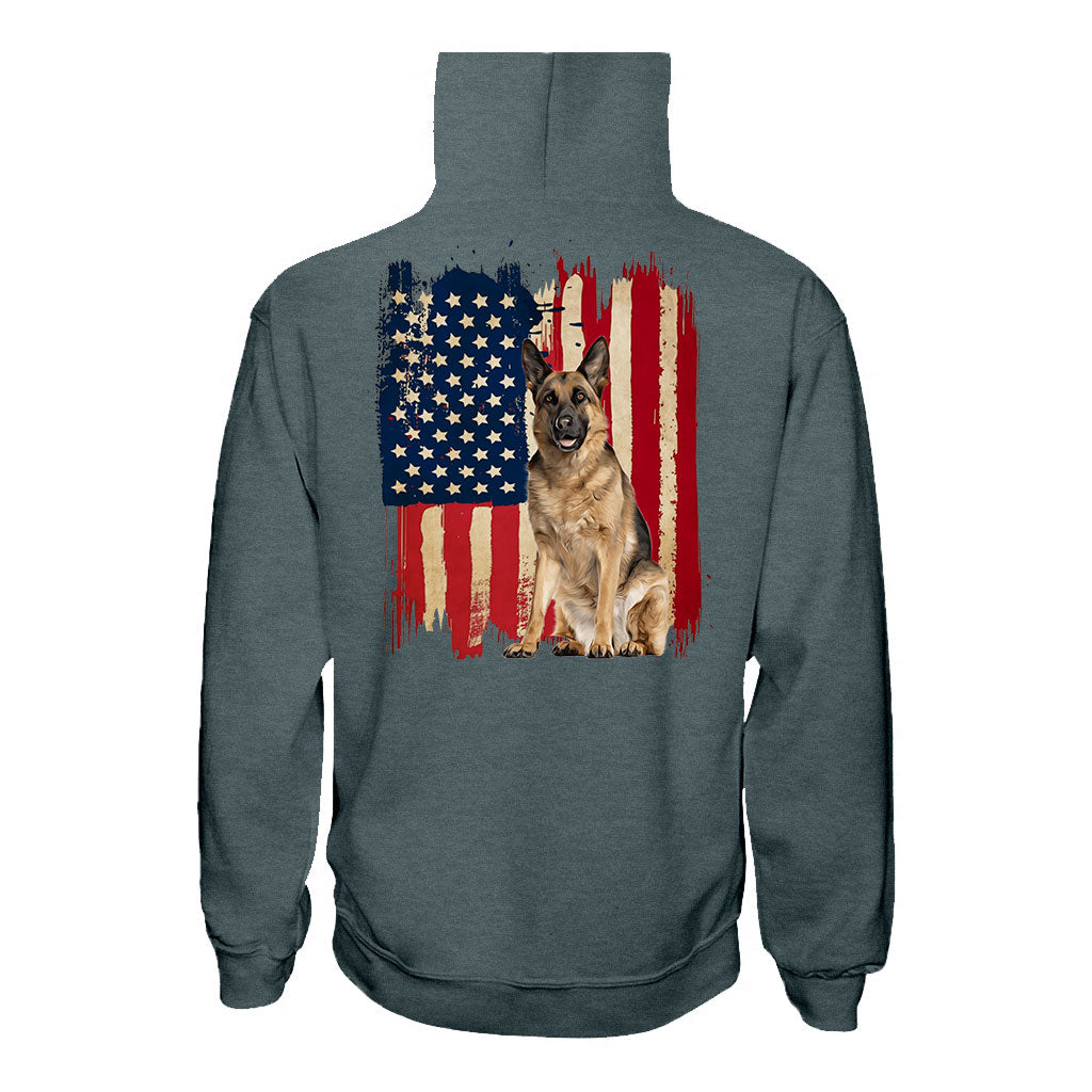 Puppy Flag - Personalized Dog T-shirt and Hoodie