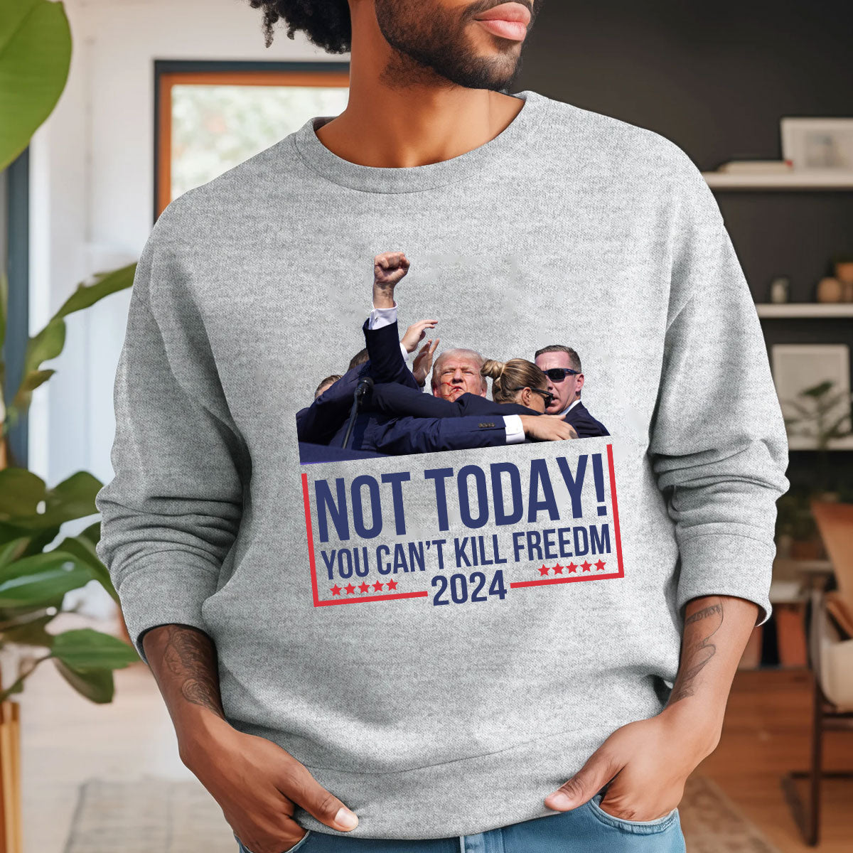 Not Today T-shirt, Never Surrender Shirt, Fight For America T-shirt, Retro Rally Shirt, Fight Fight Fight Shirt