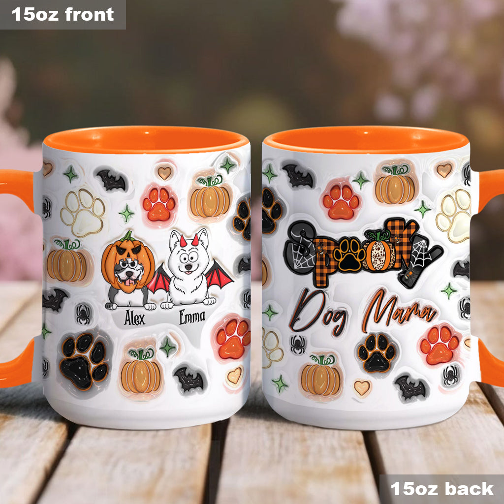 Spooky Dog Mama - Personalized Dog Accent Mug